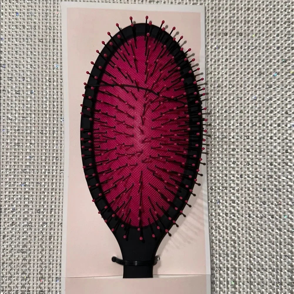 diane Oval Paddle Black Electric Pink Detangling Hair Brush